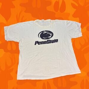 Penn State Nittany Lions white tee vintage 90s Size XXL